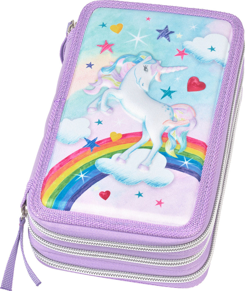 Penar Neechipat cu 3 Fermoare Unicorn Faber-Castell