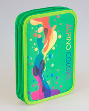 Penar Dublu cu 2 Fermoare Echipat Colors 15 x 21 x 4 cm Alpino
