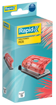 Perforator 10 Coli FC5 Colour Ice Albastru Rapid