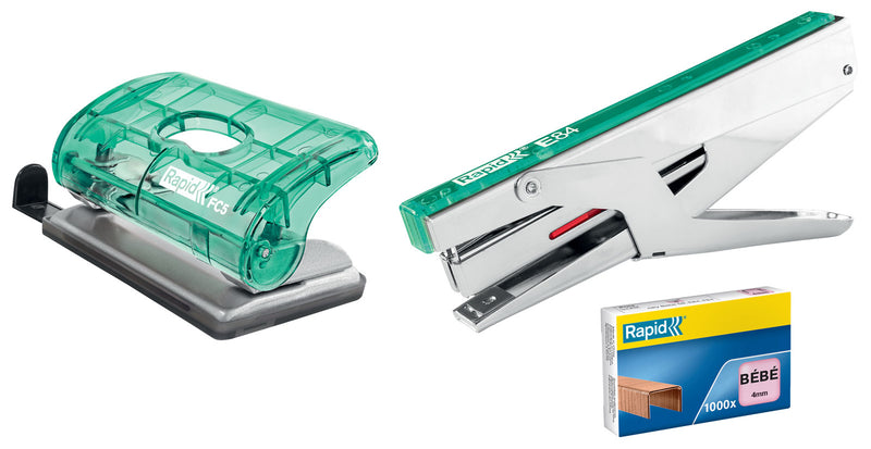 Perforator 10 Coli FC5 Colour'Breeze Verde Rapid