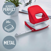 Perforator 30 Coli 5008 Metalic Roșu WOW Leitz
