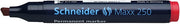 Marker Permanent Maxx 250 Vârf Teșit 2-7 mm Roșu Schneider