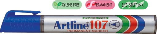 Marker Permanent 107 Vârf Rotund 1,5 mm Artline Albastru
