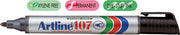 Marker Permanent 107 Vârf Rotund 1,5 mm Artline Negru
