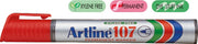 Marker Permanent 107 Vârf Rotund 1,5 mm Artline Roșu