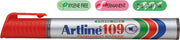 Marker Permanent 109 Vârf Teșit 2-5 mm Artline Roșu