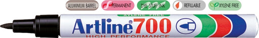 Marker Permanent 700 Vârf Rotund 0,7 mm Artline Negru