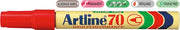 Marker Permanent 70 Vârf Rotund 1,5 mm Artline Roșu