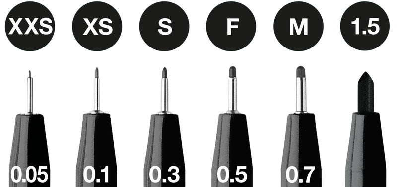 Set 6 Markere Pitt Artist Pen în Etui Faber-Castell