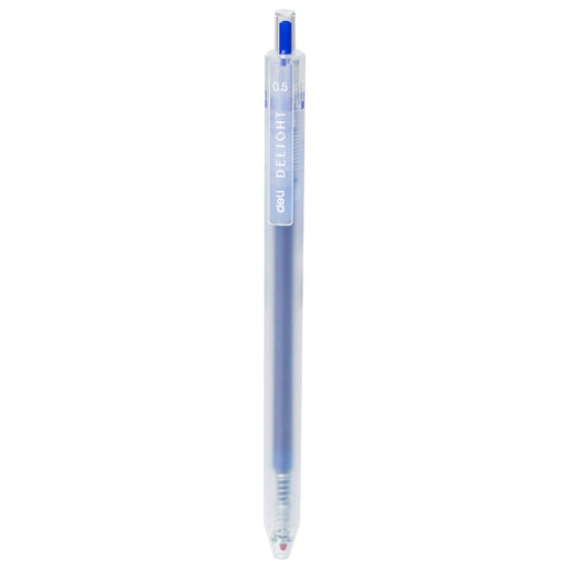 Pix cu Gel cu Mecanism G118 0,5 mm Albastru Deli