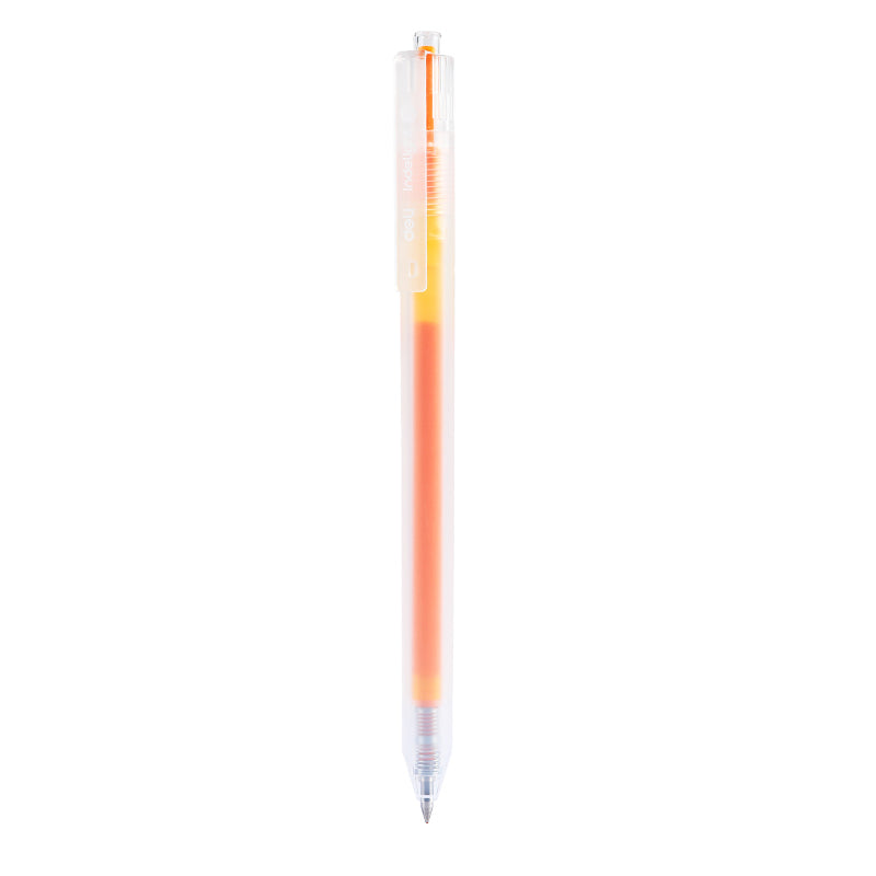 Pix cu Gel cu Mecanism G118 0,5 mm Portocaliu Deschis Deli