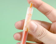 Pix cu Gel cu Mecanism G118 0,5 mm Portocaliu Deschis Deli