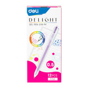 Pix cu Gel cu Mecanism G118 0,5 mm Roz Deli