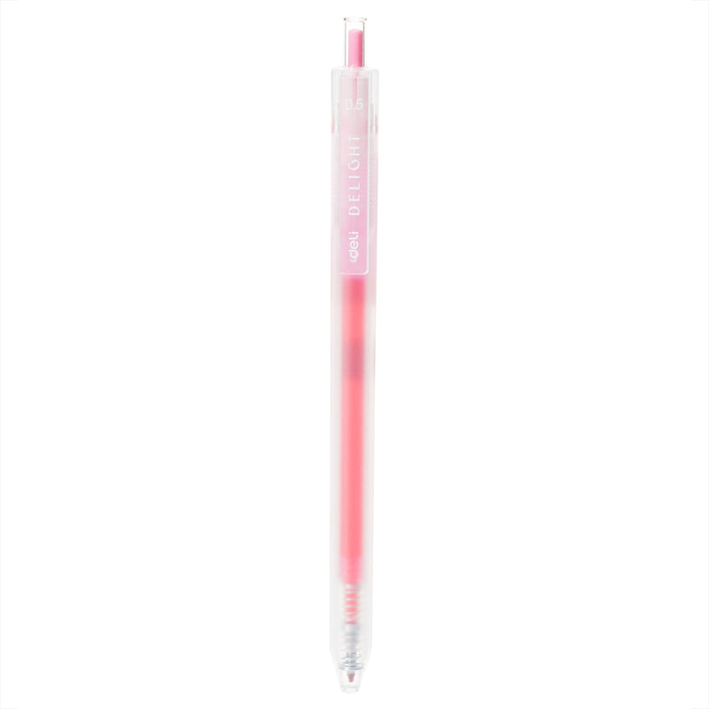Pix cu Gel cu Mecanism G118 0,5 mm Roz Deli