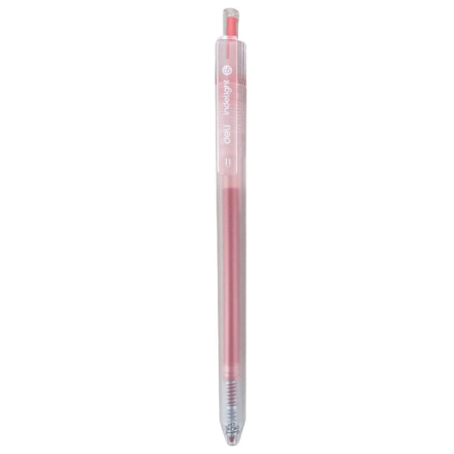 Pix cu Gel cu Mecanism G118 0,5 mm Roz-Roșu Deli