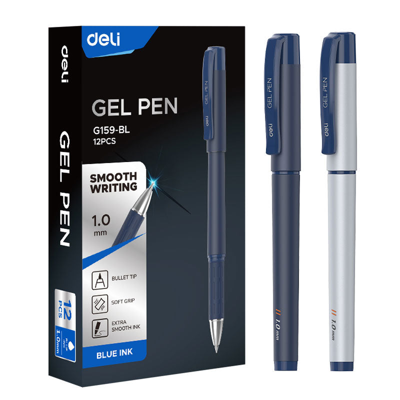 Pix cu Gel cu Grip G159 1,0 mm Albastru Deli