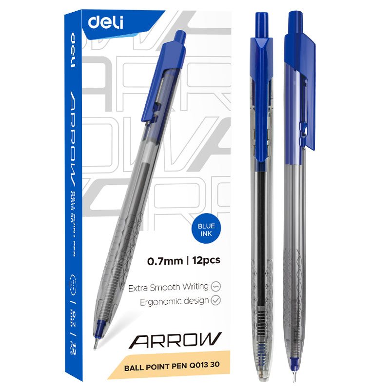 Pix cu Mecanism Arrow 0,7 mm Albastru Deli
