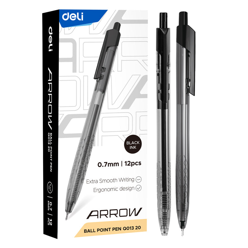 Pix cu Mecanism Arrow 0,7 mm Corp Negru Deli
