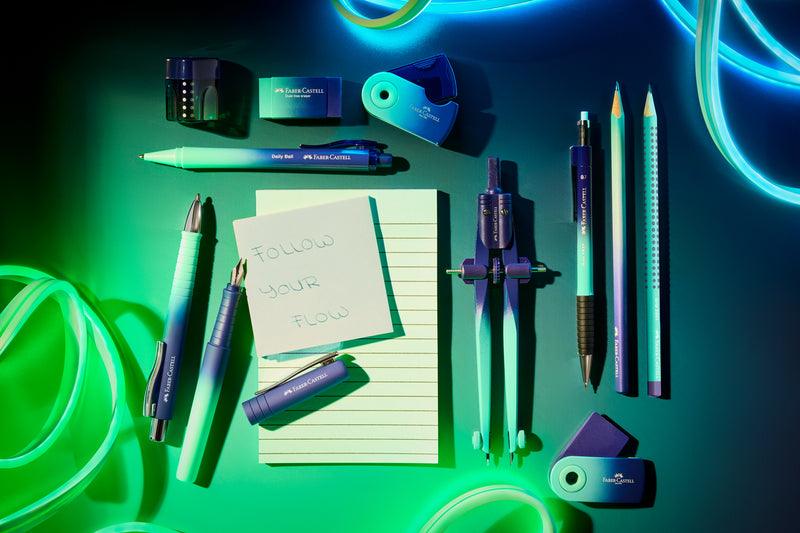 Pix cu Mecanism Flow Daily XB Albastru-Turcoaz Faber-Castell