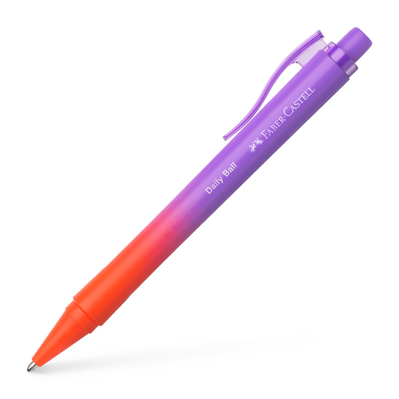 Pix cu Mecanism Flow Daily XB Violet-Portocaliu Faber-Castell
