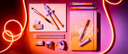 Pix cu Mecanism Flow Daily XB Violet-Portocaliu Faber-Castell