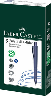 Pix cu Mecanism Poly Ball XB Urban 2025 Bleumarin Amurg Faber-Castell