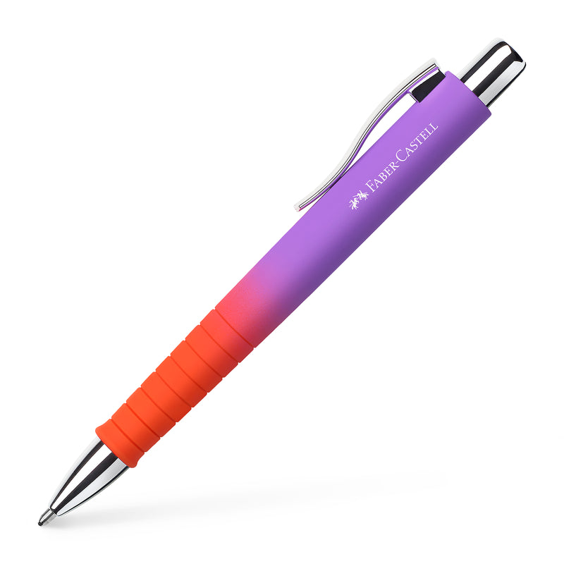 Pix cu Mecanism și Grip Poly Ball Flow XB Violet-Portocaliu Faber-Castell