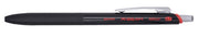 Pix X-Beam XBM-107 Rubber Grip 0,7 mm Clemă Metalică Corp Negru Penac Roșu