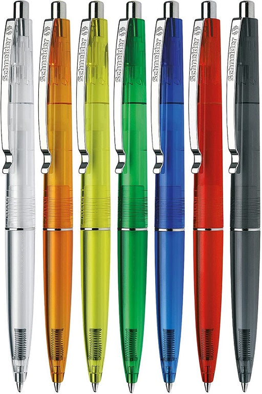 Pix cu Mecanism K20 Icy Colours Clemă Metalică Culori Asortate Scriere Albastră Schneider
