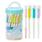 Set 50 Pixuri de Unică Folosință 0,7 mm Corp Albastru Deli