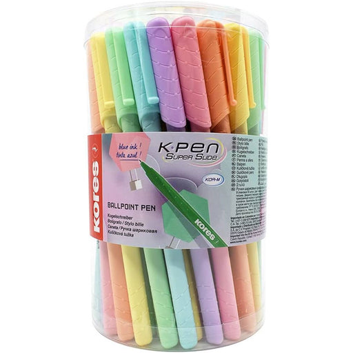Pix de Unică Folosință KOR-M 1 mm Semi-Gel Culori Pastel Set 50 Buc Kores