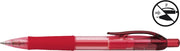 Pix cu Gel FX-7 Rubber Grip 0,7 mm Corp Transparent Penac Roșu