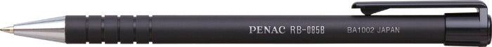 Pix RB-085B Rubber Grip 0,7 mm Vârf Metalic Penac Negru