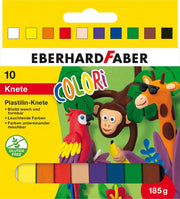 Plastilină 10 Culori 185 g Eberhard Faber