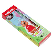 Plastilină 10 Culori Pastel 200 g Kores