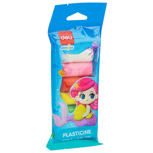 Plastilină 6 Culori 108 g Polybag Deli