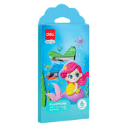 Plastilină 6 Culori 120 g Cutie Carton Deli