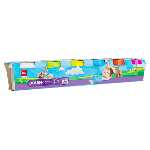 Plastilină Modelaj 6 Culori x 100 g Deli