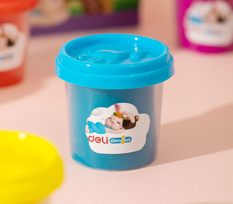 Plastilină Modelaj 6 Culori x 100 g Deli