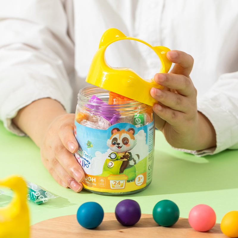 Plastilină Soft Airdry Galetușă 12 Culori 140 g Deli