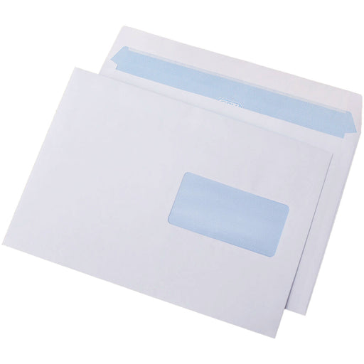 Plic C5 Silicon Cu Fereastră Dreapta 45x90mm 162x229mm 80g Alb Tip L 500 Buc/Cutie - GPV (GP125381C)