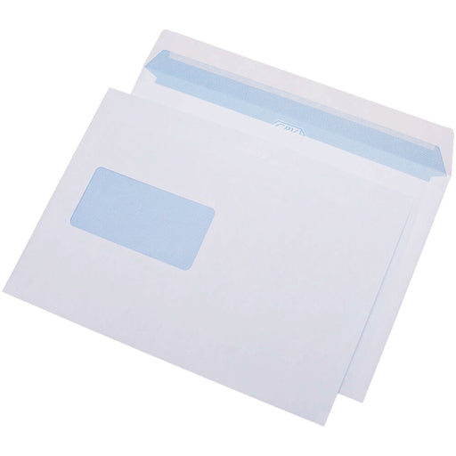 Plic C5 Silicon Cu Fereastră Stânga 45x90mm 162x229mm 80g Alb Tip L 500 Buc/Cutie - GPV (GP125371C)