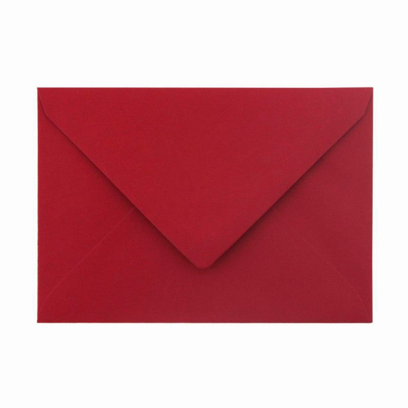 Plic Color Roșu Crăciun C6 114x162mm Gumat 25 Buc/Set - Daco