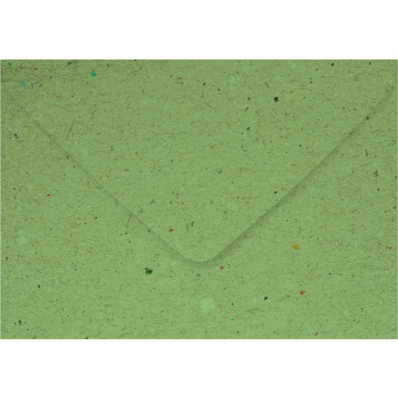 Plic Color Verde Închis Pastel C6 114x162mm Gumat 25 Buc/Set - Daco