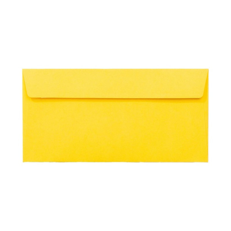 Plic Color Galben DL 110x220mm 120g/mp Autoadeziv 25 Buc/Set - Daco