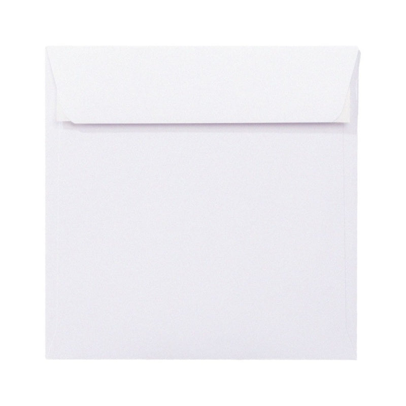 Plic Color Alb Pătrat 160x160mm 120g/mp Autoadeziv 25 Buc/Set - Daco