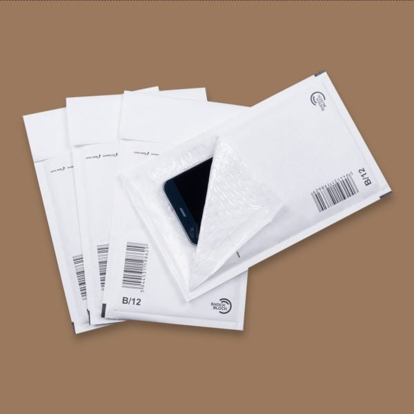 Plic cu Pernă de Aer B/12 140x225 mm Alb GPV