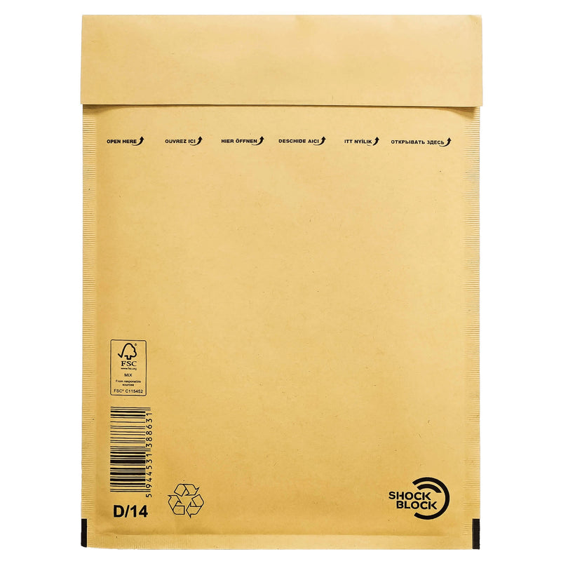 Plic cu Pernă de Aer D/14 200x275 mm Maro GPV