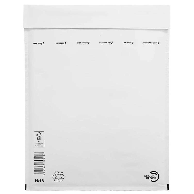 Plic cu Pernă de Aer H/18 290x370 mm Alb 5 buc GPV
