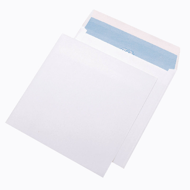 Plic GPV Pentru Felicitari Silicon 160x160mm 80g Alb 500 Buc/Cutie - imagine produs